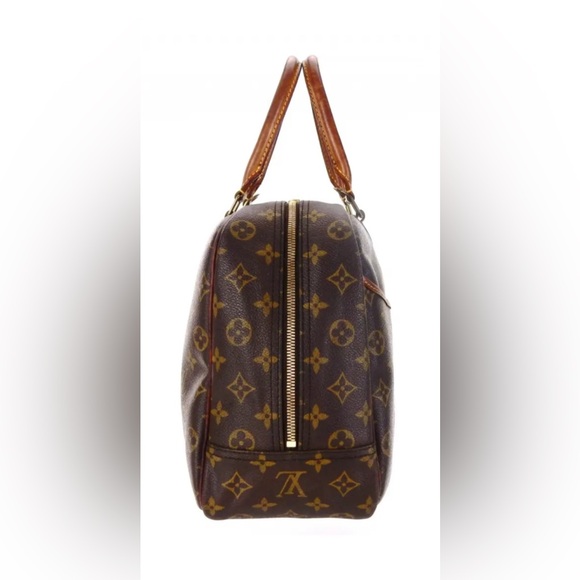 LOUIS VUITTON Monogram Deauville Top Handle Double Strap HandBag LV Authentic - Picture 6 of 10